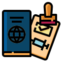 We make sure your passports and documents are safely delivered to India. icon